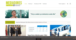 Desktop Screenshot of mediadoresdeseguroscv.com